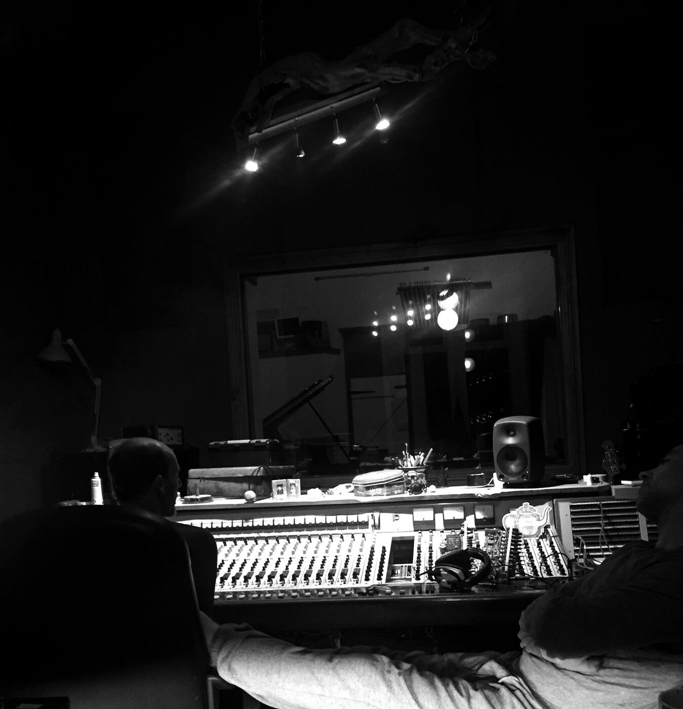 The control room at TPot Studio with the vintage Raindirk mixing desk