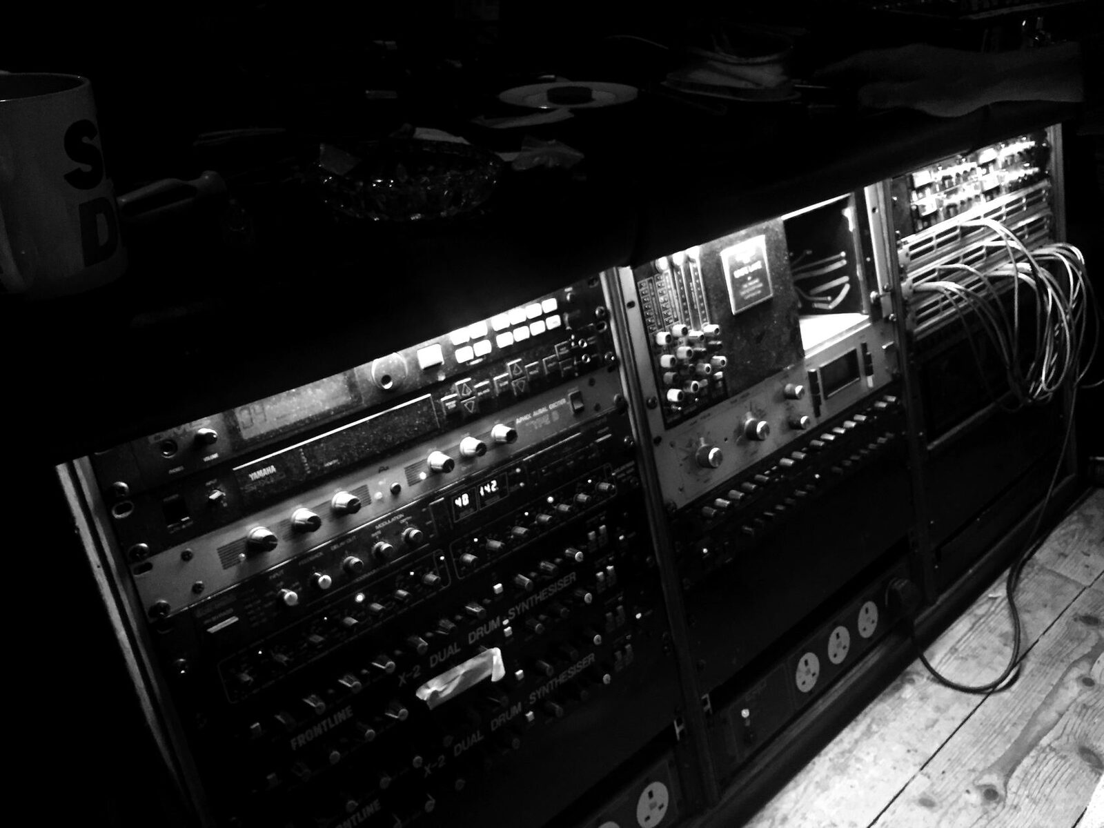 The analogue outboard rack at TPot Studio