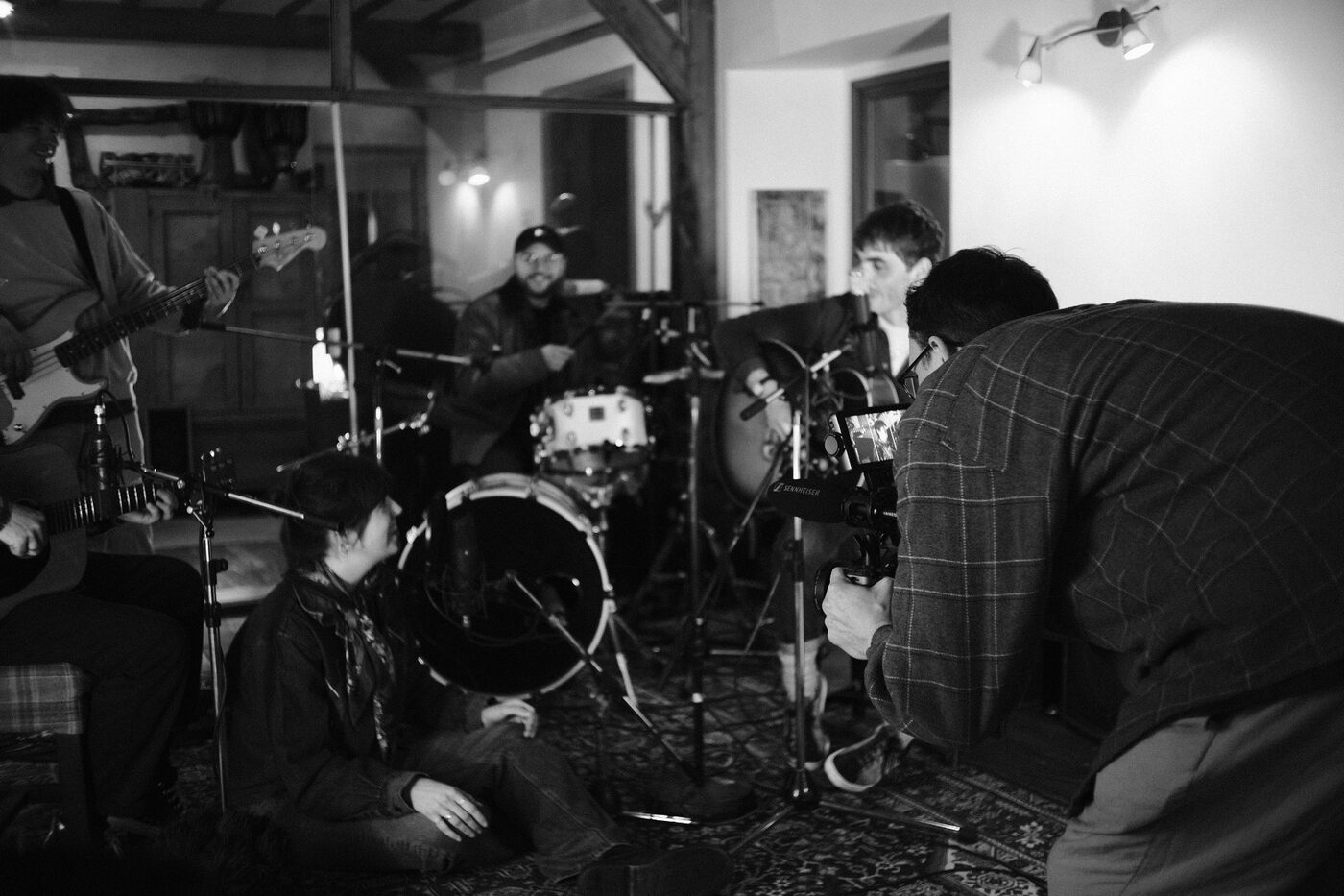 Full band session with video shoot at TPot Recording Studios