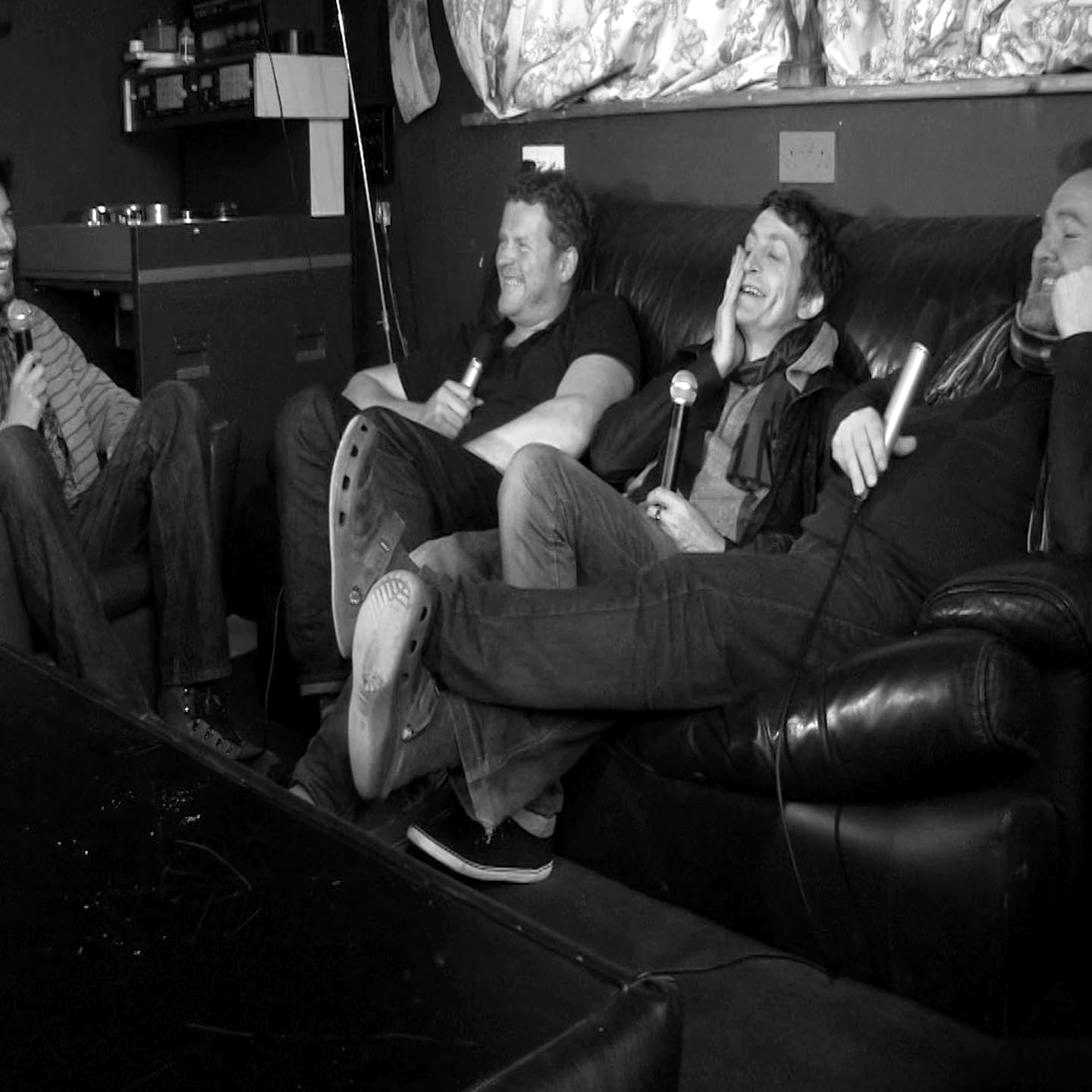 Artists relaxing at TPot Recording Studios