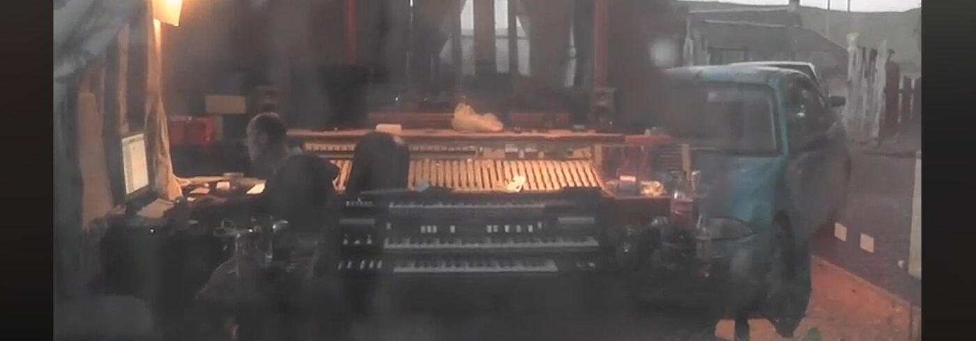 TPot Recording Studios archive footage — the control room at the very beginning, Path of Condie, Perthshire